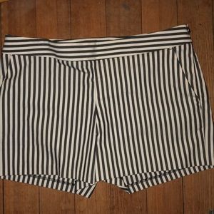 Striped shorts from Express